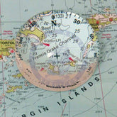Crystal Magnifier with Compass Rose (Weems & Plath 515)